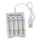 thumbnail image 3 of Cargador De Batería Recargable AA AAA Portátil Con 4 Ranuras Alimentación USB, 3 of 3