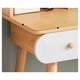 thumbnail image 4 of Tocador De Madera Con Espejo Y Luz Led Mas Taburete Arce, 4 of 4