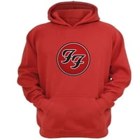 Genérico - Polerón Canguro Foo Fighters Rojo Talla S Unisex