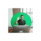 thumbnail image 2 of Fondo Virtual Croma Pantalla Verde Zoom Stream Videollamada Tela Verde Chroma 110cm, 2 of 4