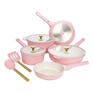 Set De Utensilios De Cocina Paris Hilton De Aluminio Fundido Y Cerámica Antiadherente