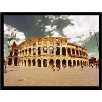 Genérico - Cuadro Decorativo Coliseo Medidas 30X40 Cm