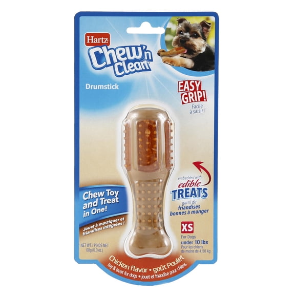 Juguete Masticable Hartz Chew n Clean Drumstick XS Pollo