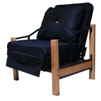 Recutex - Sillon Cama Futon Ranco ""Negro""