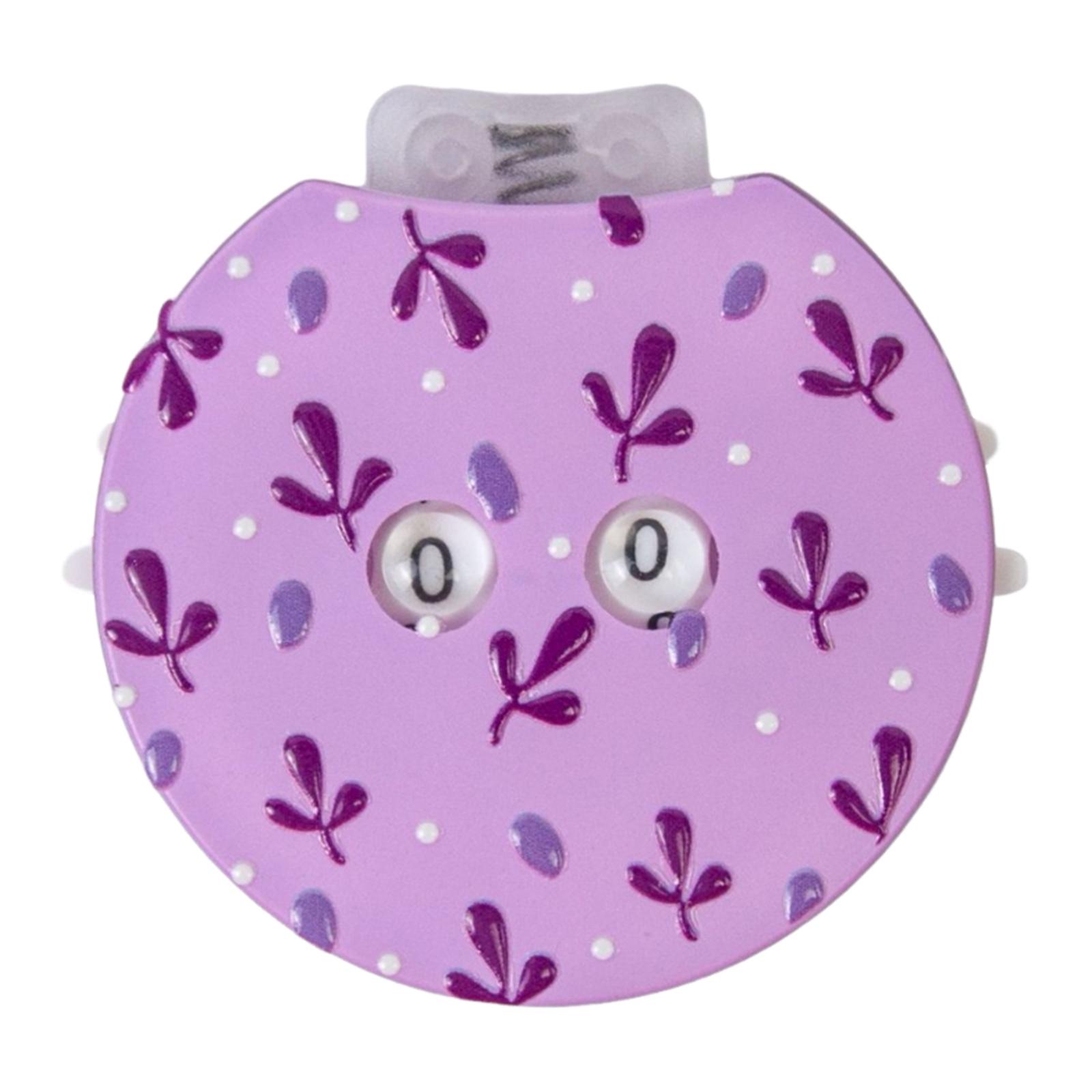 Bothyi - Contador De Vueltas De Crochet Manual Reutilizable Para Llevar La Cuenta De Las Puntadas, Dispositivo Morado