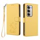thumbnail image 1 of Funda Volteable tipo Billetera con Correa para Xiaomi Redmi 15 4G/5G, Amarillo, 1 of 6