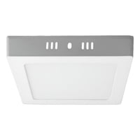 Teimporta - Panel Led Foco Plafón Sobrepuesto Cuadrado 12W 16Cm Luz Fría Blanco