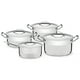 thumbnail image 1 of Batería de Cocina en Acero 4 Piezas Tramontina Professional., 1 of 4