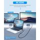 thumbnail image 4 of Estación de acoplamiento USB C Hub Zyerch 7 en 1 4K HDMI 100 W PD, 4 of 7