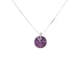 thumbnail image 1 of Collar Punto de Luz Plata Italiana 925 y Cristal Genuino Antique Pink, 1 of 4