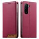 thumbnail image 1 of Funda Tipo Cartera de Cuero Sintético para XIAOMI POCO M7 Bloqueo RFID, con Ranuras para Tarjetas y Bolsillo para Efectivo, Cierre Magnético Fuerte Rojo, 1 of 4