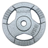 Ultimate Fitness - Disco Acero Con Agarres 5 Kg