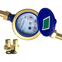 Genérica - Medidor Remarcador De Agua Con Conexión 1/2 (15Mm)