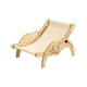 thumbnail image 2 of Hamaca Para Gatos, Cama Ajustable, Sillón Para Gatos, Sisal Para Conejitos, Perros, Animales Pequeños, 2 of 5