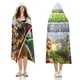 thumbnail image 3 of Plantas contra Zombis Manta Capa con Capucha Anti-Bolitas, Manta de Lana Ártica Suave, Manta Portátil de Felpa Ligera y Lujosa, Poncho para Siesta en Casa y Oficina, 100*130cm, 3 of 6