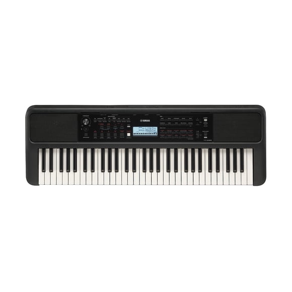 YAMAHA Teclado Portátil de 61 Teclas PSRE383SPA YAMAHA negro 15x38x105