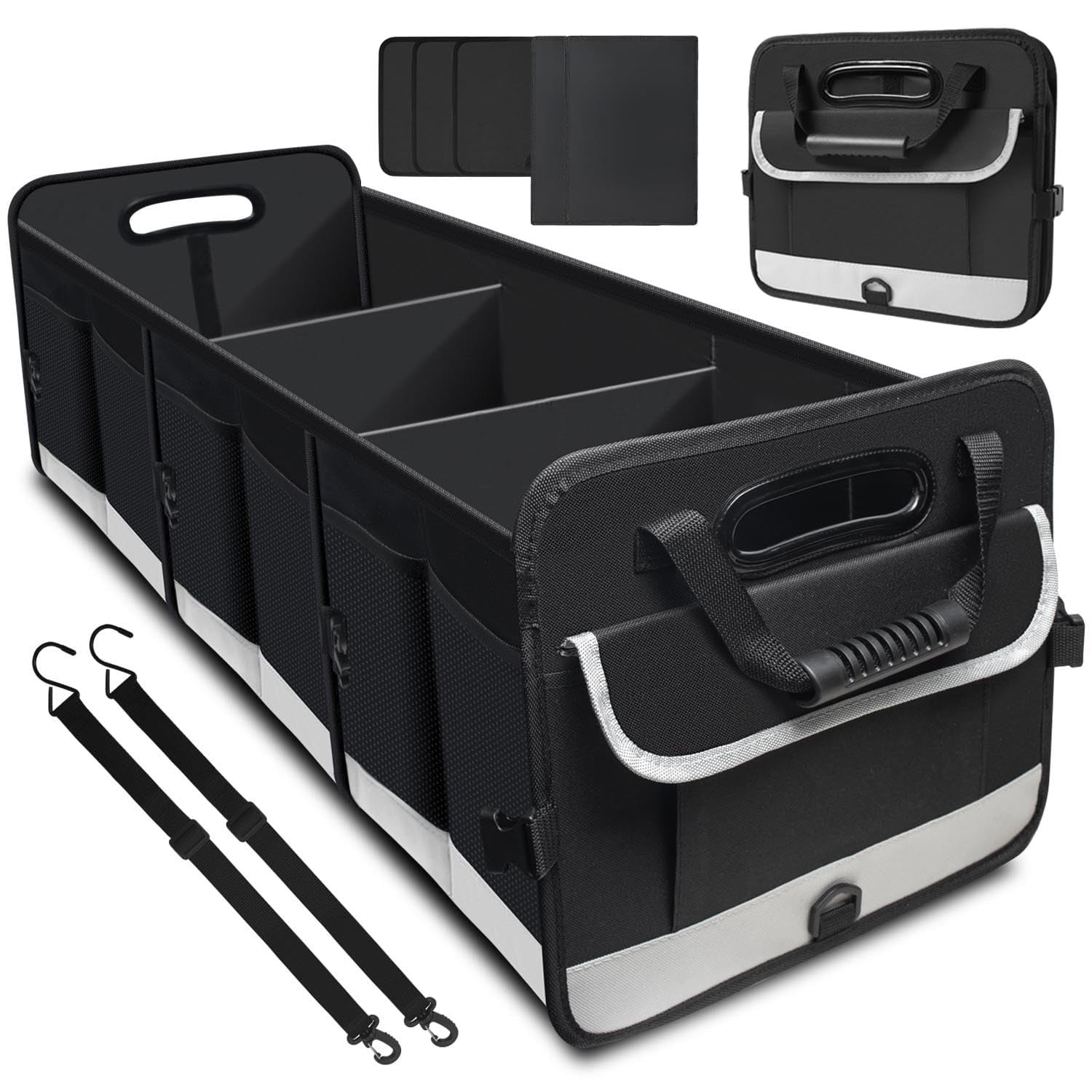 Organizador De Maletero Aophy 95 L De Gran Capacidad Para Coche A Prueba De Agua