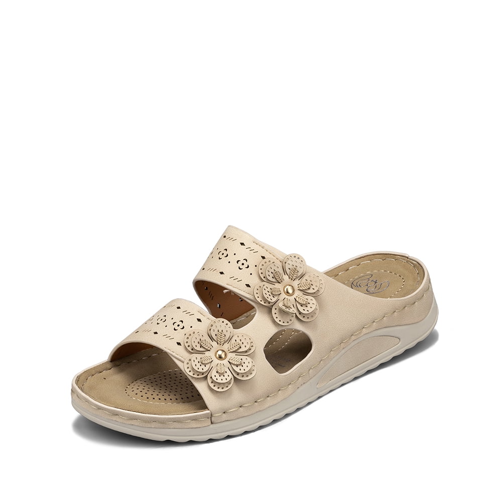 Sandalia Estilo Chala Confort Taco Cuña Mujer Weide Jn723