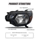 thumbnail image 3 of Faros delanteros ADCARLIGHTS para Toyota Tacoma 2012-2015 negros, 3 of 9