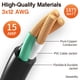 thumbnail image 2 of Cable de extensión Deeklify de 150 pies, calibre 12, enchufe iluminado impermeable, 110 V, 2 of 7