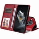 thumbnail image 5 of Funda Billetera para OnePlus 12R con Porta Tarjetas y Soporte Ajustable Rojo, 5 of 5