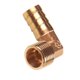 thumbnail image 1 of Codo Macho De Latón De 90 Grados, Manguera De Púas, Tubo De Cola, Accesorio De Gas De 12,7mm BSP A 16mm, 1 of 3