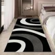 thumbnail image 3 of Alfombra Pasillera 3d Decorativa W.m G Moderna 1.8 M 60 Cm Ralla Negro, 3 of 3