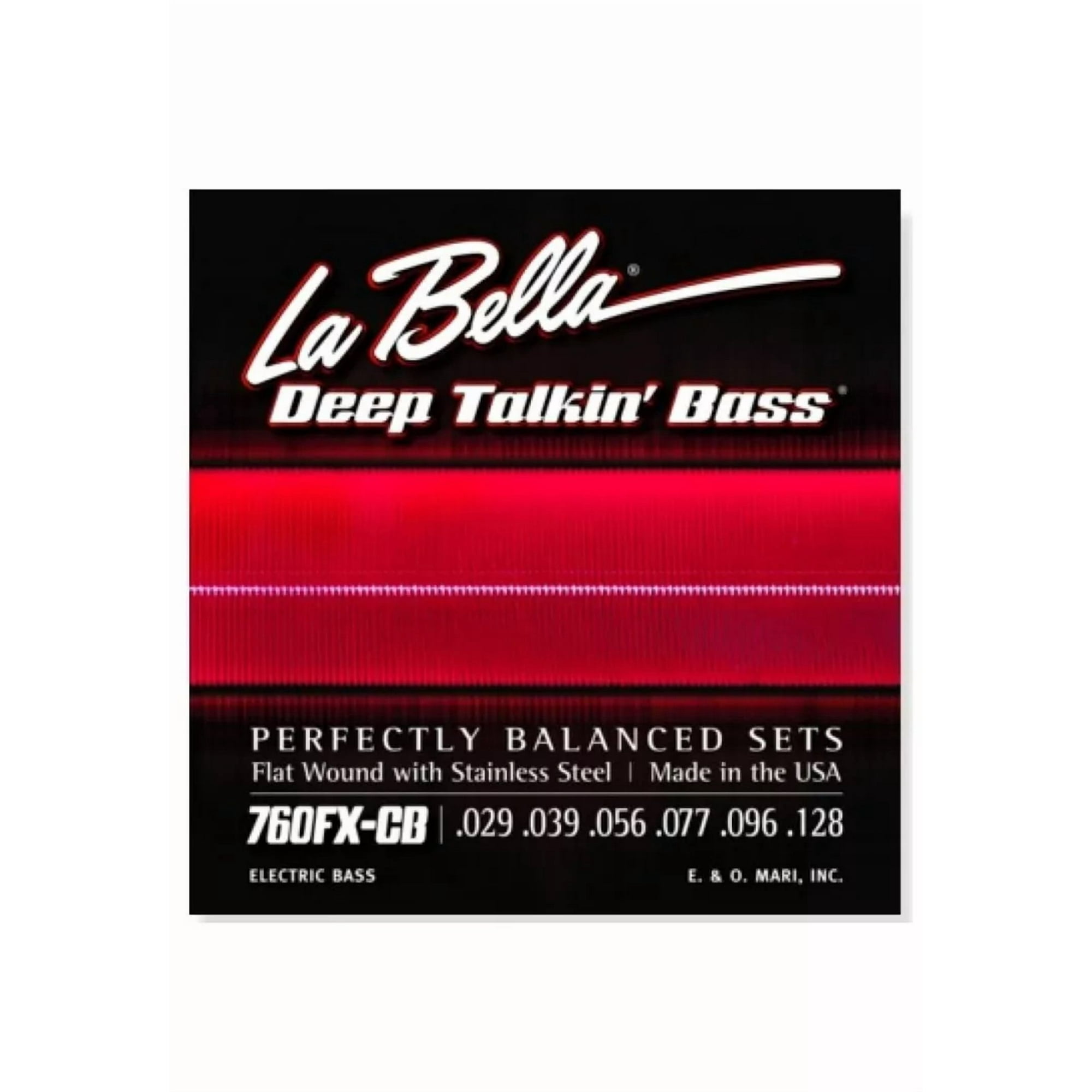 Set Bajo Electrico 760fxcb Flat Chri La Bella