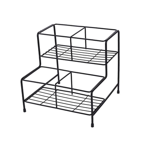 Bothyi - Soporte Para Botellas De Jarabe, Estante De Metal Para Vino, Para Barra, Encimera De Cocina