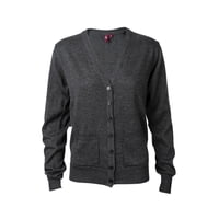 Jayson - Cardigan Manga Larga Mujer Gris Oscuro M