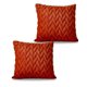thumbnail image 3 of Pack De 2 Fundas De Cojines Diseño Espiga 45cm X 45 Cm Anaranjado, 3 of 4