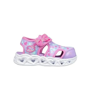 Sandalias Skechers Heart Lights Bebes 303250N-Pklv - Talla 21