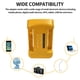 thumbnail image 5 of Para de*walt Adaptador Cargador USB de Batería de 20v, con Adaptador de Carga Rápida Type-C y USB para Teléfono Móvil, 5 of 8