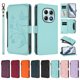 thumbnail image 3 of Funda Cartera Mariposa para [Xiaomi Redmi Note 15 4G/5G] con Soporte y Cremallera Verde menta, 3 of 6