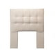 thumbnail image 1 of Respaldo 1,5 Plazas Felpa Beige Cp Seve, 1 of 2