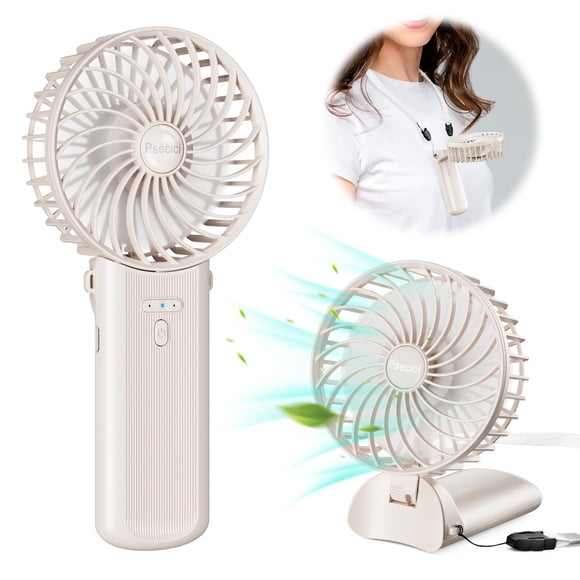 Ventilador portátil de mano Psecici mini plegable de 4 velocidades