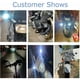 thumbnail image 2 of Faros LED adicionales para motocicleta, 40 W, redondos, antiniebla, 12 V, 24 V, 3600 lm, para vehículos todoterreno 4x4 (2 unidades), 2 of 5