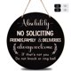 thumbnail image 1 of Cartel Longan Craft 25 cm No Solicitar (No Molestar) para Puerta de Madera, 1 of 7