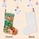 thumbnail image 3 of El Árbol Familiar de los Croods Tema: Calcetines de Navidad, fino lino blanco para colgar en escaleras y chimenea, decoración navideña para el hogar, regalo de Navidad.54cm×38cm, 3 of 5