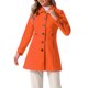 thumbnail image 1 of INSPIRE CHIC Abrigo Largo Clásico de Invierno para Mujer con Bolsillos S Naranja, 1 of 6