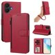 thumbnail image 1 of Funda con Billetera para [TCL K70 5G] con Bolsillo Zipper y Tarjetero Rojo, 1 of 6