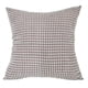 thumbnail image 2 of Funda de almohada de pana color sólido sofá cuadrado cojín gris funda, 2 of 5