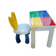 thumbnail image 4 of MESA DE JUEGO CON SILLA Y 102 PIEZAS DE Bloques, 4 of 7