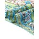 thumbnail image 5 of Agnes Orinda Vestido de Verano Talla Grande para Mujeres Escuela Universidad Casual Bohemio Floral Cuello en V Manga 3/4 Midi Corto Vestido de Playa 4X Verde Claro, 5 of 6