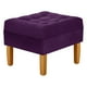 thumbnail image 4 of Sofa Retro 3c + 2 Pouf Felpa 04 Morado, 4 of 6
