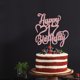 thumbnail image 5 of Adorno para tartas AROKIPPRY con purpurina en oro rosa, feliz 17 cumpleaños, 5 of 7