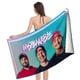thumbnail image 4 of Inenarrable Toalla de playa de secado rápido con diseño temático, regalo para mujeres y niñas, ideal para cumpleaños, fans, amantes de la música, uso en la playa o al aire libre,78*180cm, 4 of 6