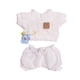 thumbnail image 2 of Camiseta De Muñeca Y Traje Corto Suave Para Muñeca De 15 Cm Y 17 Cm Vestido De Muñeca De Moda Azul Y Blanco, 2 of 3