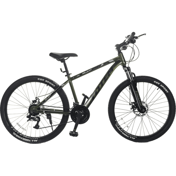 Bicicleta Totem Mtb Aro 26 Modelo T100 Unisex Negro/verde