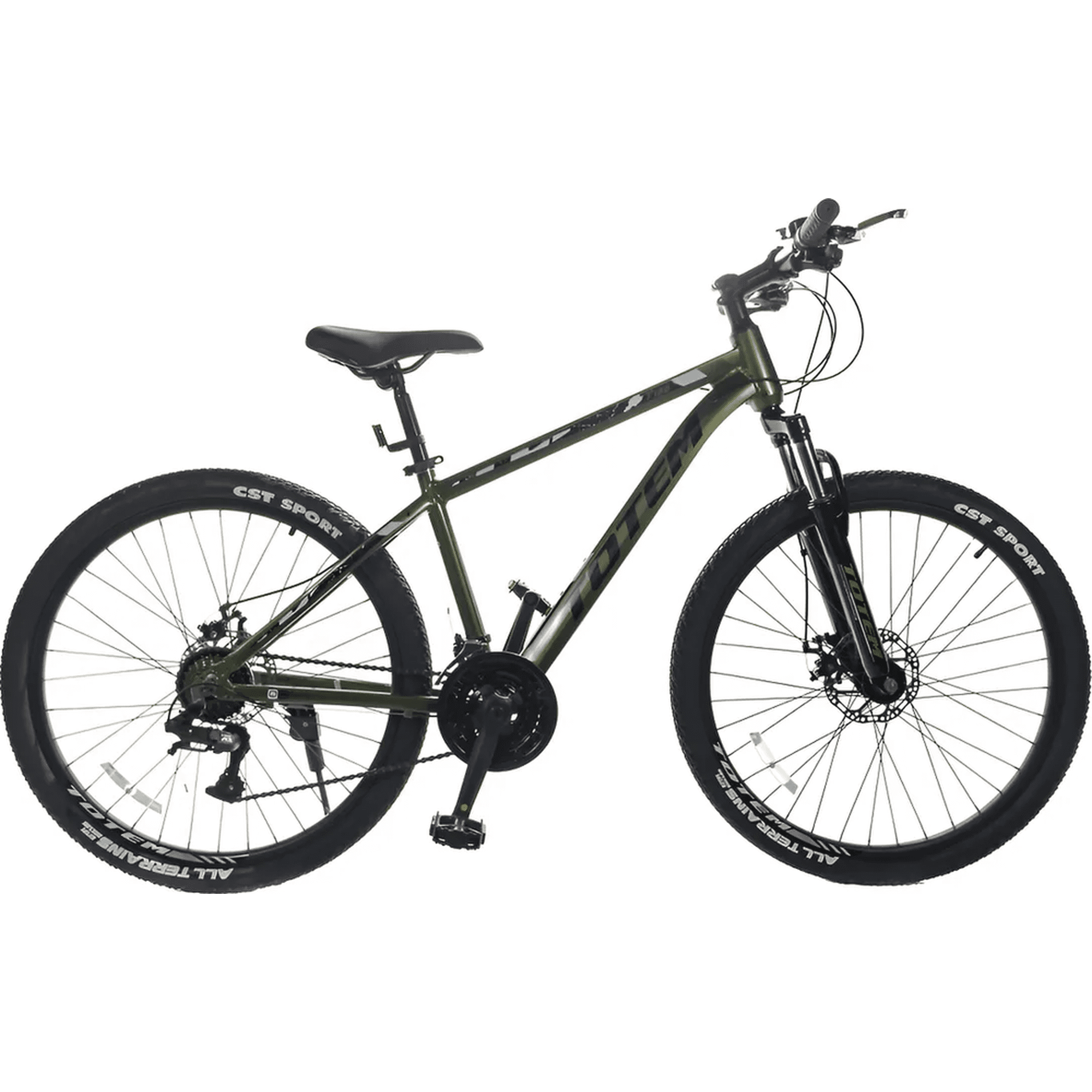 Genérico - Bicicleta Totem Mtb Aro 26 Modelo T100 Unisex Negro/verde